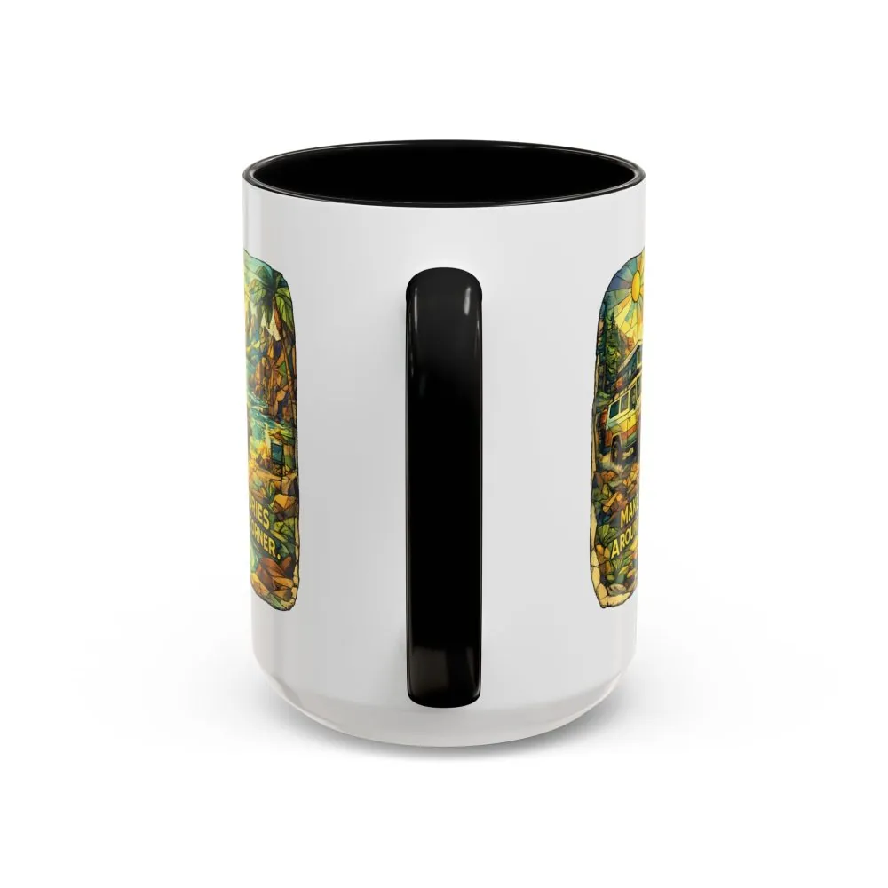 8129448552228841518_2048.jpeg Accent Coffee Mug (11, 15oz) — "Make Memories Around Every Corner" Design Cubic-Line