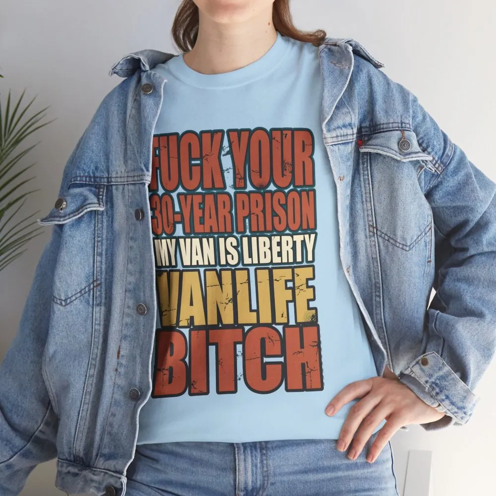 Unisex Heavy Cotton Tee — "Fuck Your 30 Year" Design F**K-Line