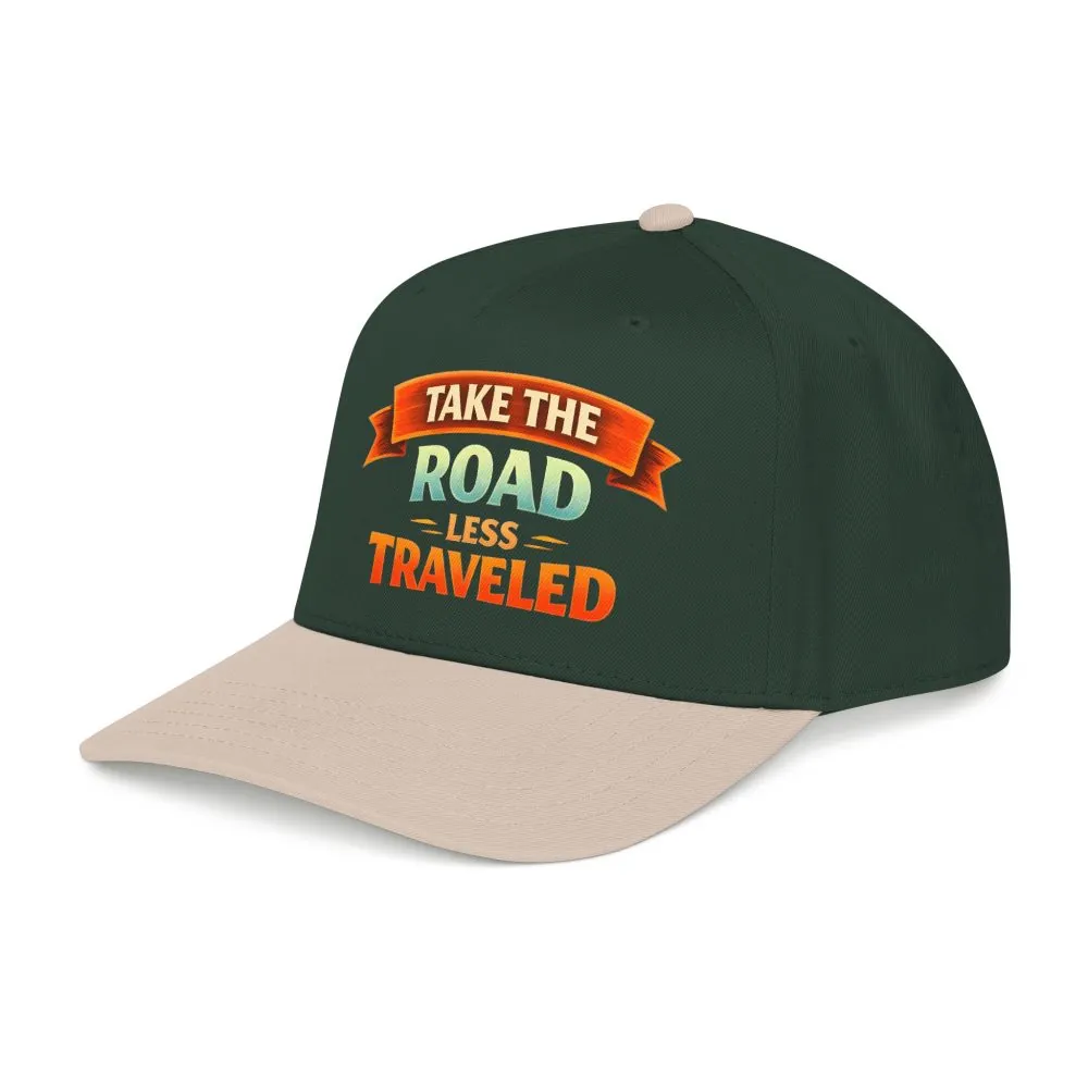 8156427997388602938_2048.jpeg Baseball Cap - "Take The Road Less Traveled" Design Scenic-Line