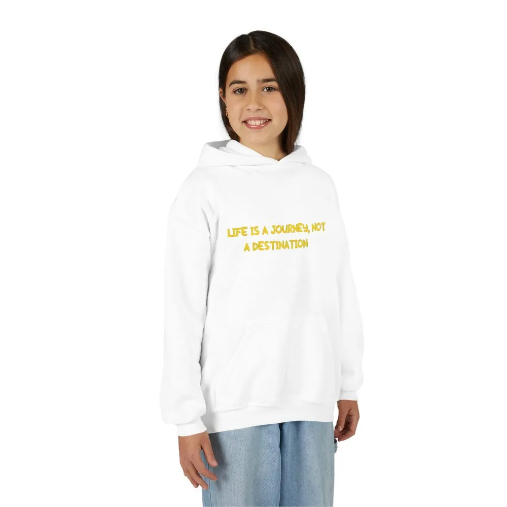 8162337713082270587_2048.jpeg Youth Hoodie(Gildan) – "Life Is A Journey-Not A Destination" (Design Sitcom-Line)