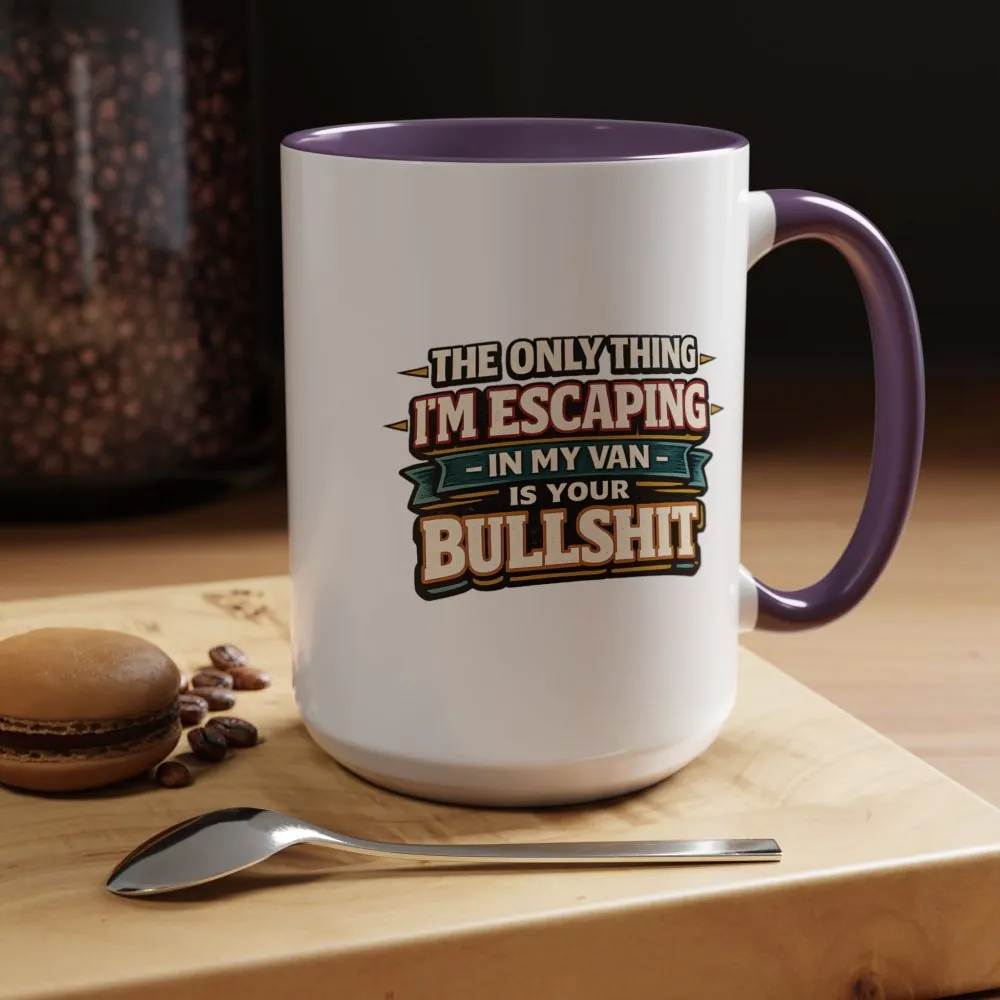 8190321585623337794_2048.jpeg Accent Coffee Mug (11, 15oz) — "The Only Thing I´m Escaping" Design F**K-Line