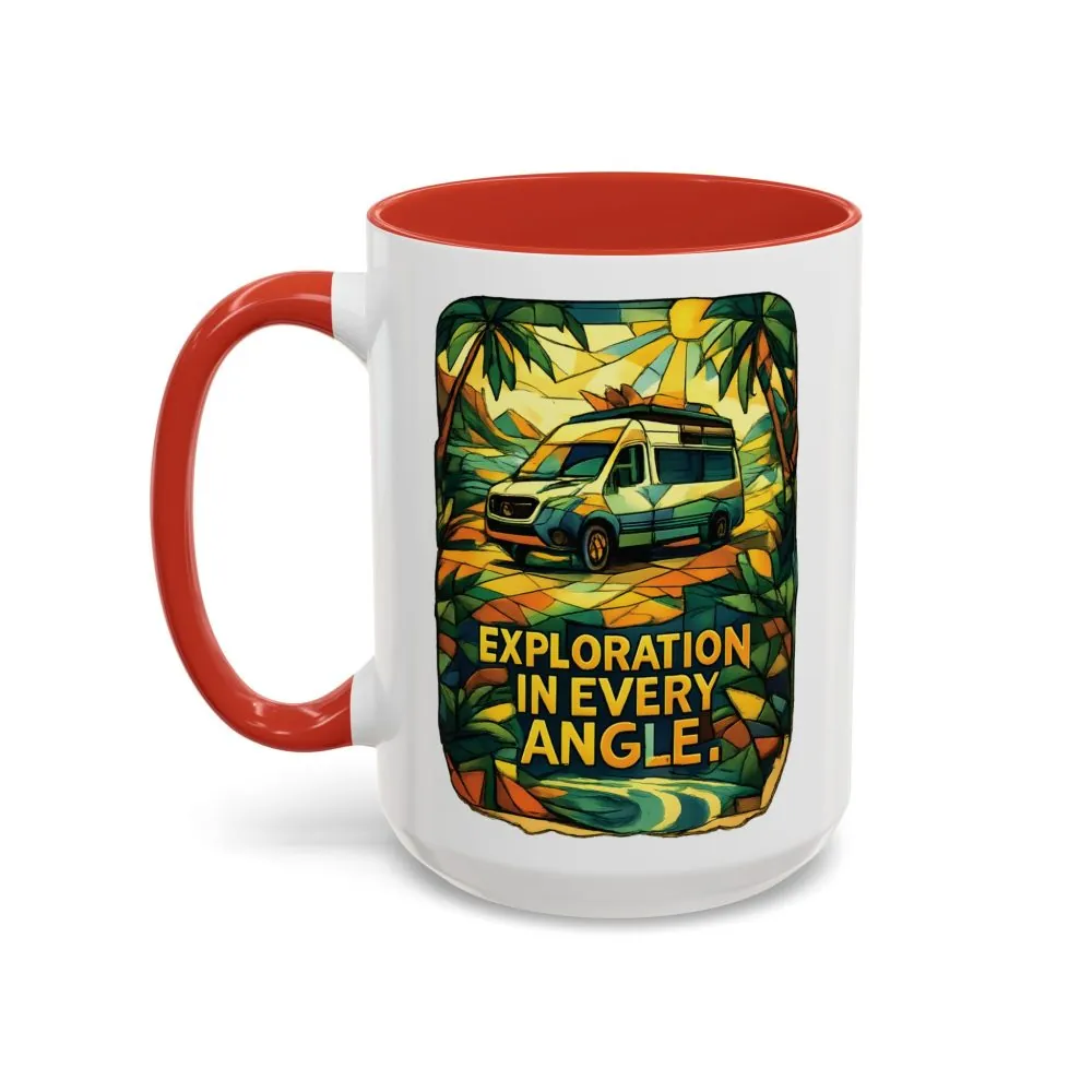 8195783991170697173_2048.jpeg Accent Coffee Mug (11, 15oz) — "Exploration In Every Angle" Design Cubic-Line