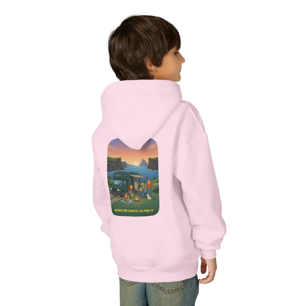 8222227142335447244_2048.jpeg Youth Hoodie(Gildan) – "Adventure Awaits-Go Find It" (Design Sitcom-Line)