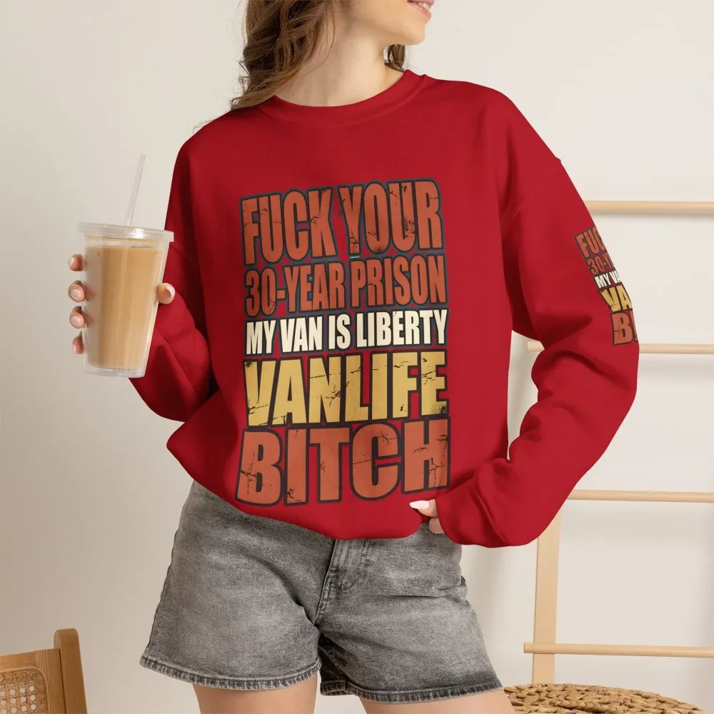 8228729110911900405_2048.jpeg Unisex Heavy Blend™ Crewneck Sweatshirt — "Fuck Your 30 Year" Design F**K-Line