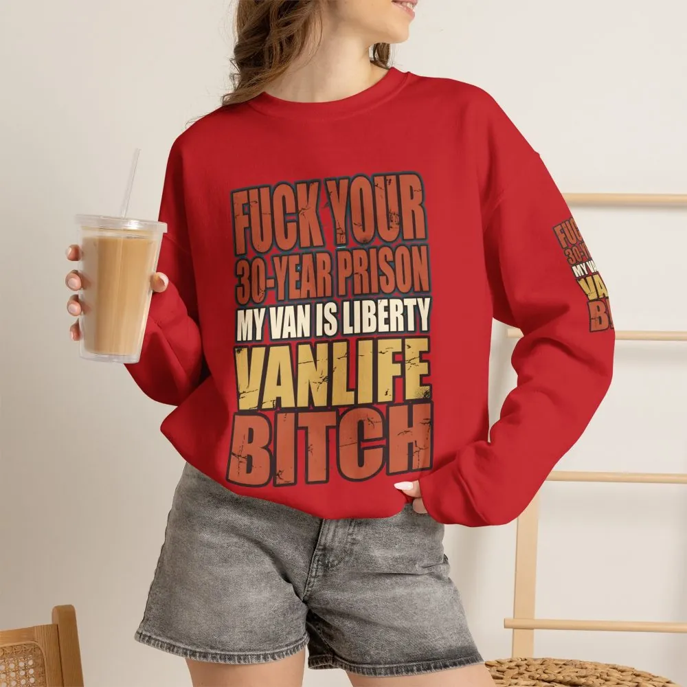 8232120559052892312_2048.jpeg Unisex Heavy Blend™ Crewneck Sweatshirt — "Fuck Your 30 Year" Design F**K-Line