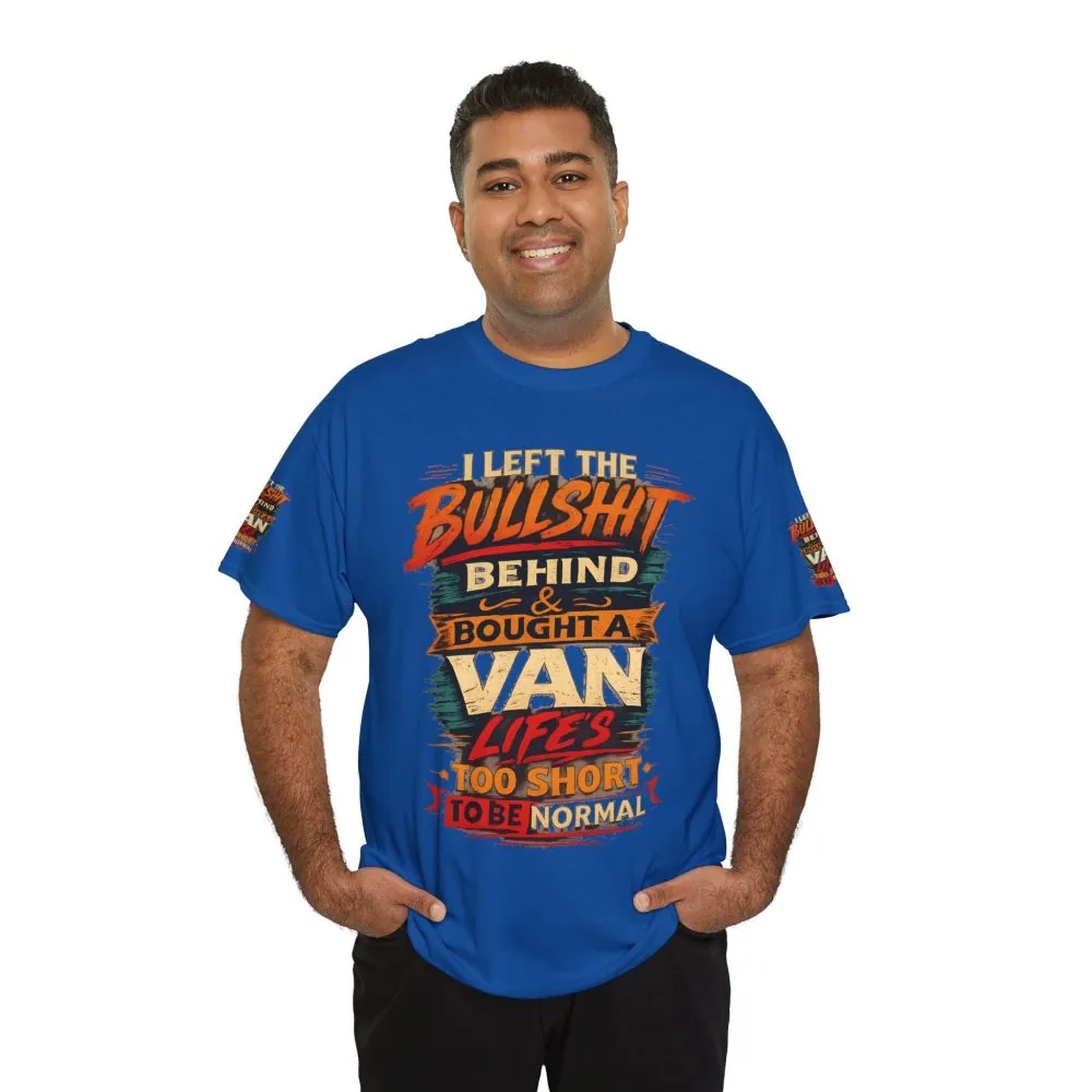 825519479158296449_2048.jpeg Unisex Heavy Cotton Tee — "I Left The Bullshit" Design F**K-Line