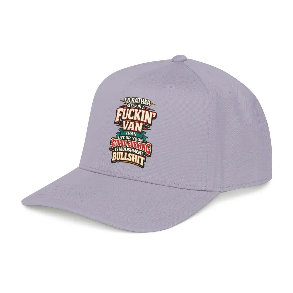 827480163246163032_2048.jpeg Baseball Cap - "I´d Rather Sleep in A Fucking Van" Design F**K-Line