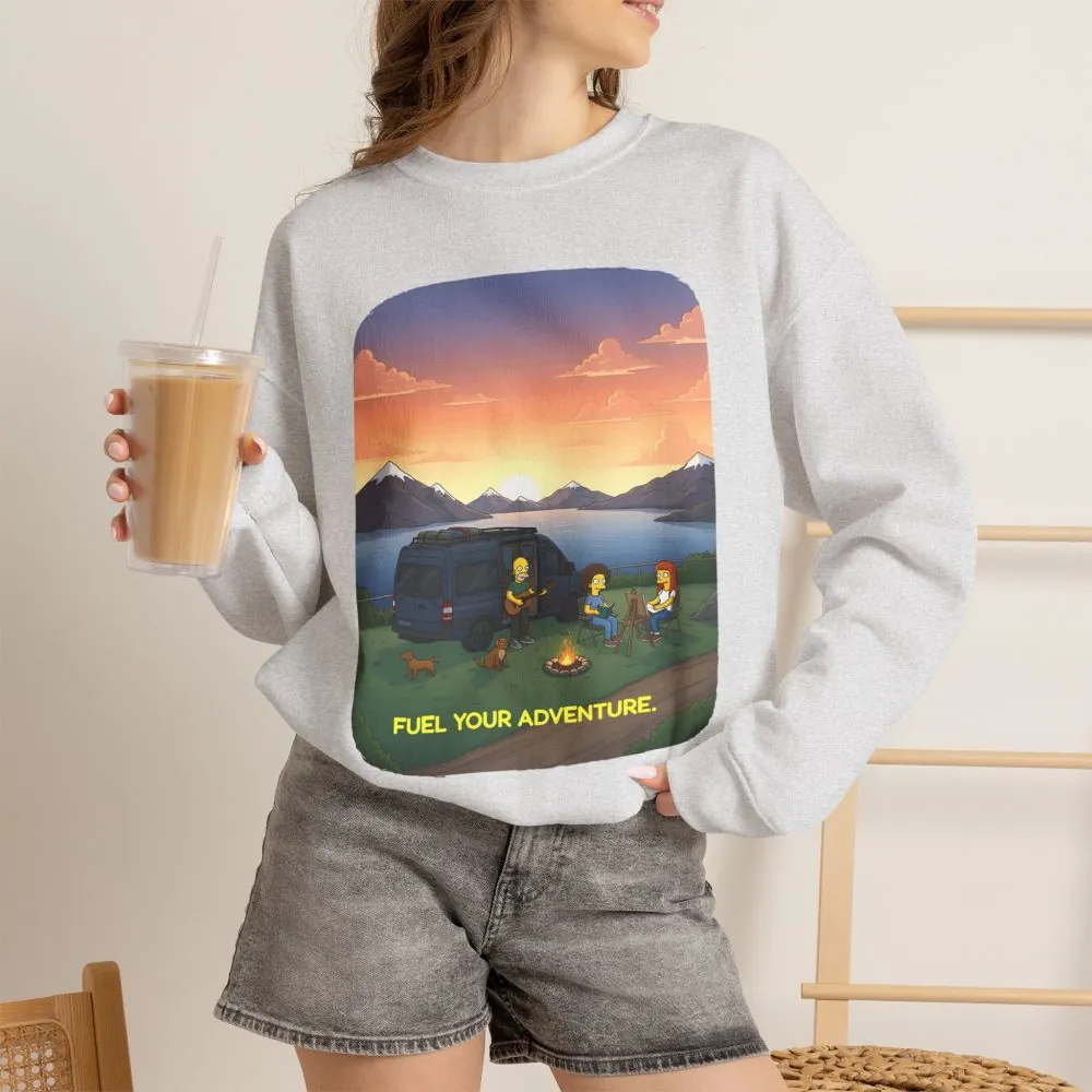 8310618619169237041_2048.jpeg Unisex Heavy Blend™ Crewneck Sweatshirt — "Fuel Your Adventure" Design Sitcom-Line