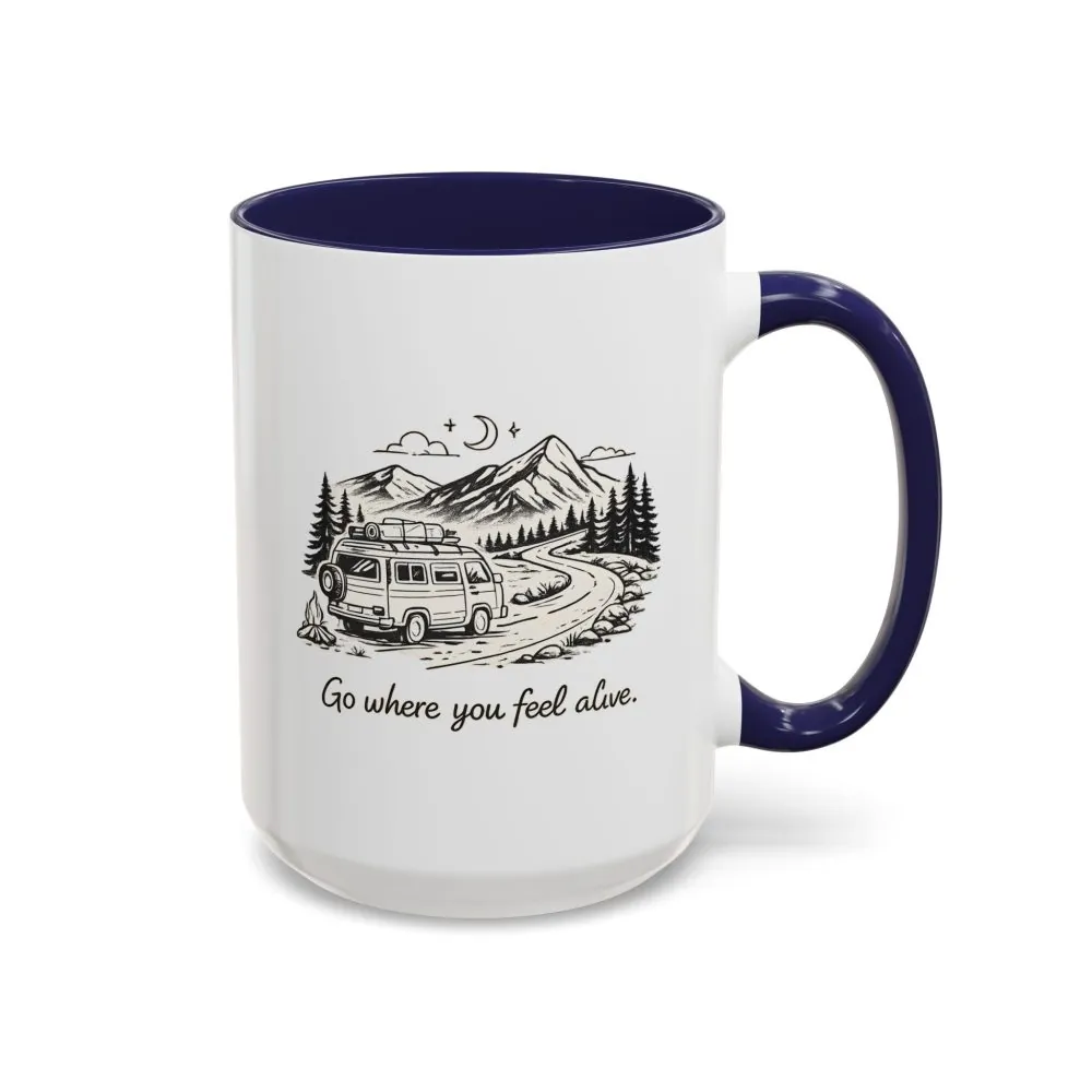 83141226918312342_2048.jpeg Accent Coffee Mug (11, 15oz) — "Go Where You Feel Alive" Design Minimal-Line