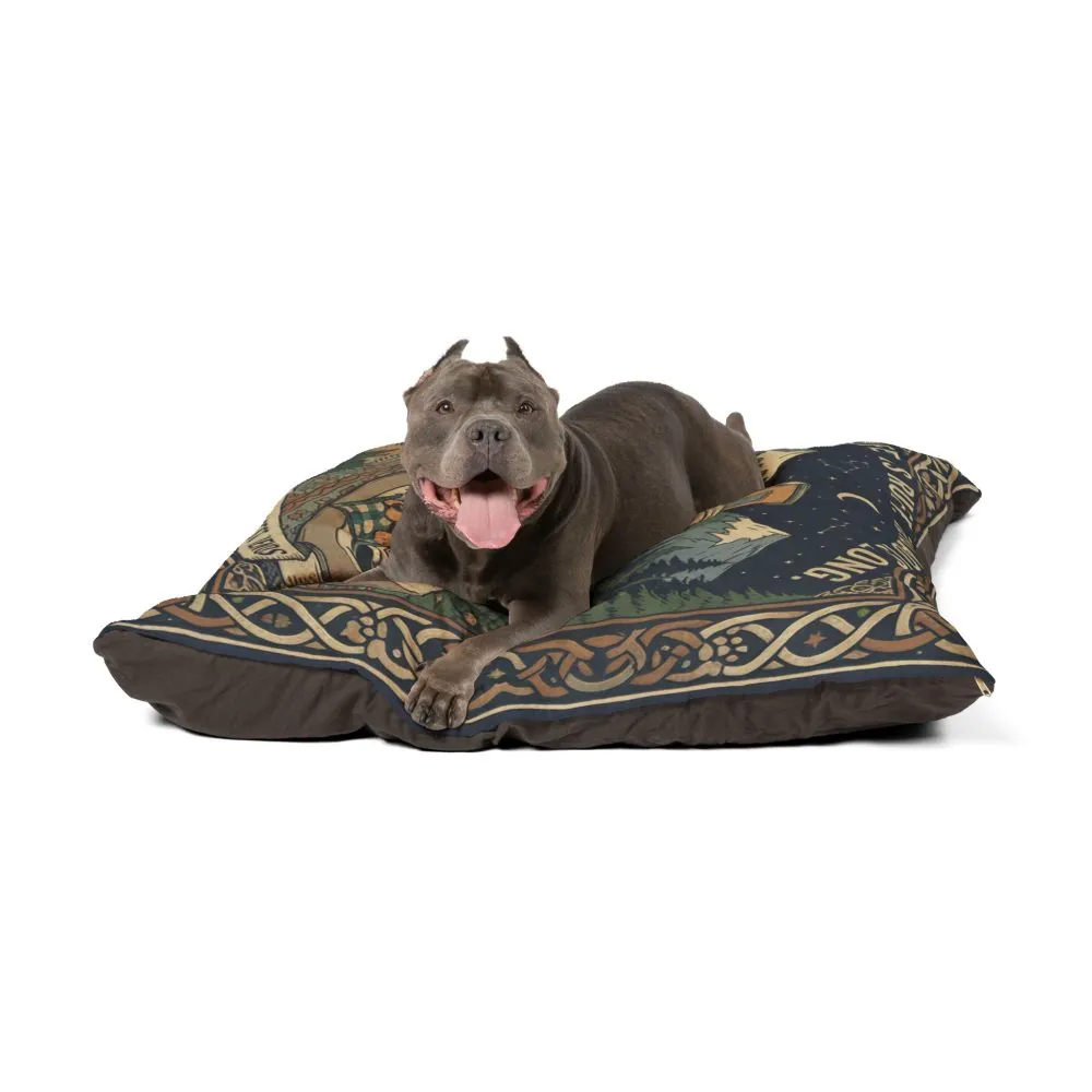 8328818265398881858_2048.jpeg Pet Bed — "Life Is Ruff" Vintage Van Dog & Cat Travel Pillow