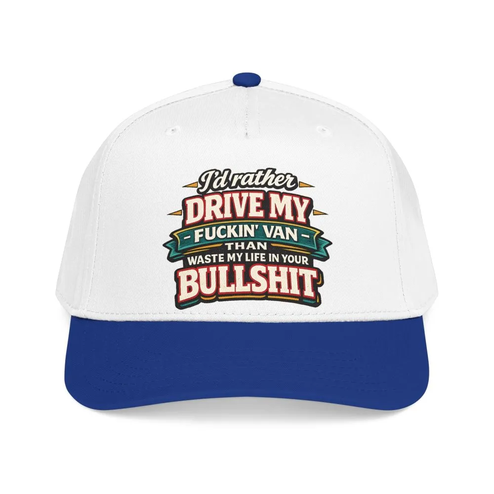 Baseball Cap - "I´d Rather Drive My Fucking Van" Design F**K-Line