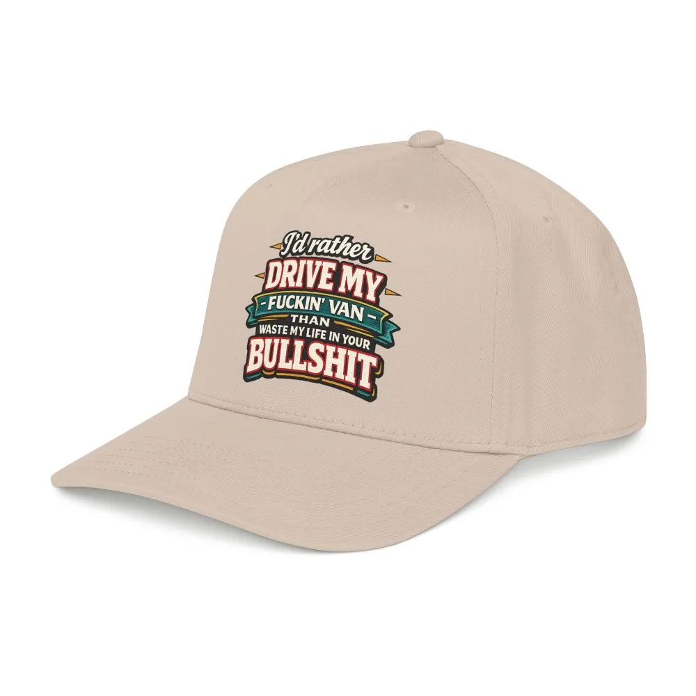 Baseball Cap - "I´d Rather Drive My Fucking Van" Design F**K-Line
