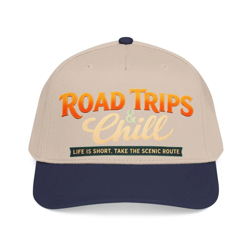 8445919253956692716_2048.jpeg Baseball Cap - "Road Trips And Chill" Design Scenic-Line