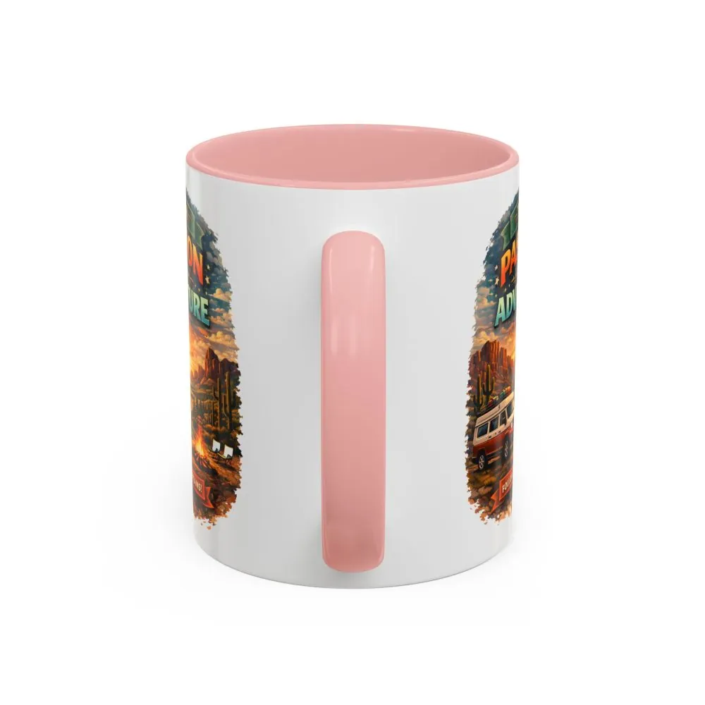 8485776245434450061_2048.jpeg Accent Coffee Mug (11, 15oz) — "Turn Passion Into Adventure" Design Scenic-Line