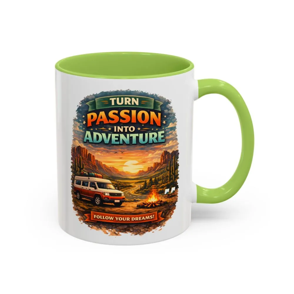 8493531092939672605_2048.jpeg Accent Coffee Mug (11, 15oz) — "Turn Passion Into Adventure" Design Scenic-Line