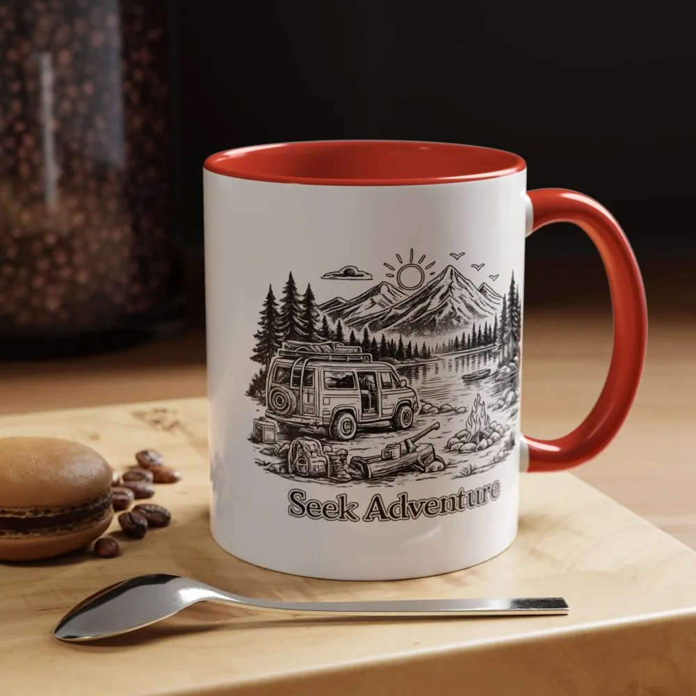 8501152225096068080_2048.jpeg Accent Coffee Mug (11, 15oz) — "Seek Adventure" Design Minimal-Line