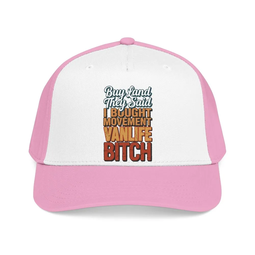 Baseball Cap - "Buy Land They Said" Design F**K-Line