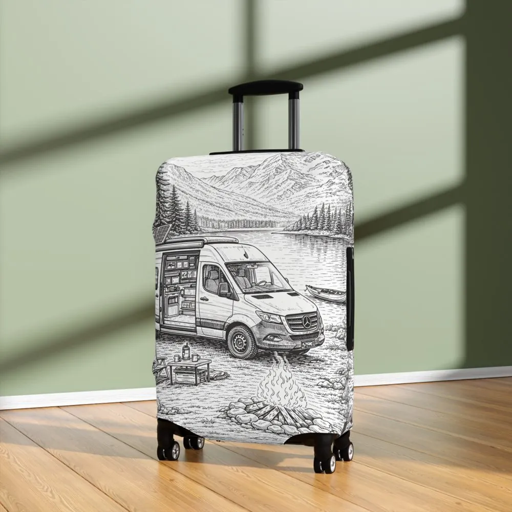 8526001586948277814_2048.jpeg Luggage Cover — Adventure Camper Sketch Travel Suitcase