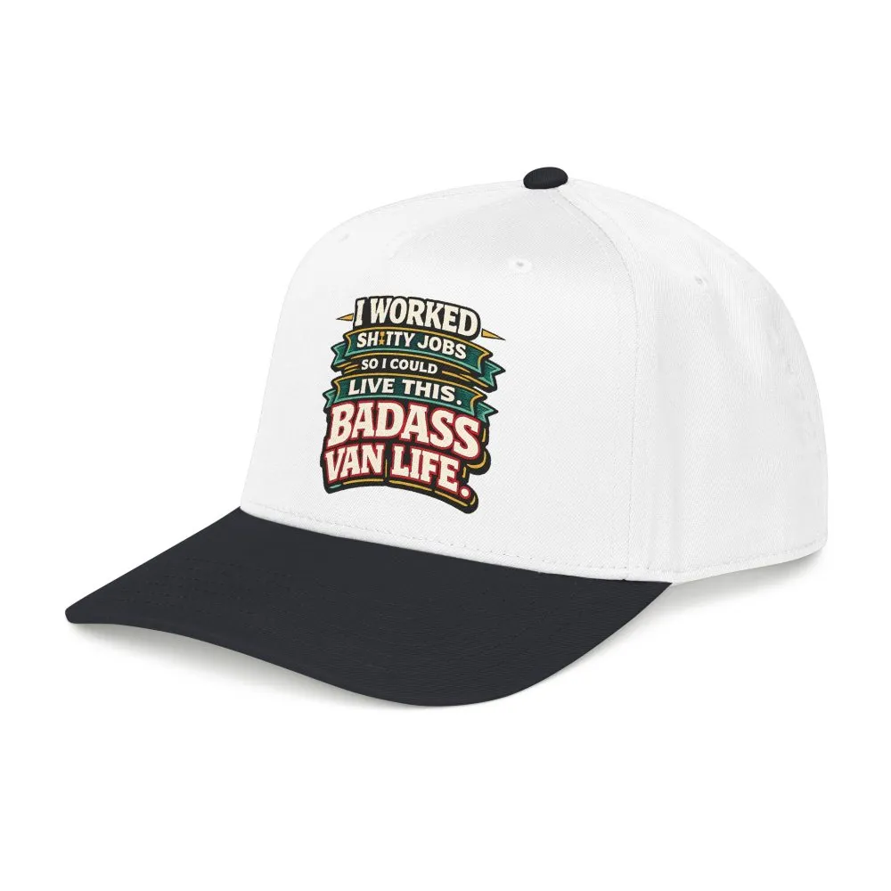 8532055014965819985_2048.jpeg Baseball Cap - "I Worked Shitty Jobs" Design F**K-Line