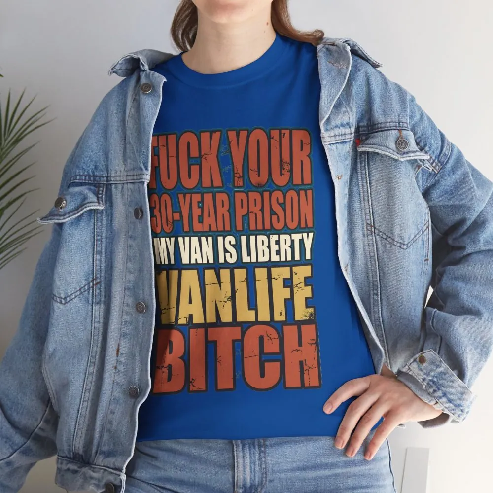 Unisex Heavy Cotton Tee — "Fuck Your 30 Year" Design F**K-Line