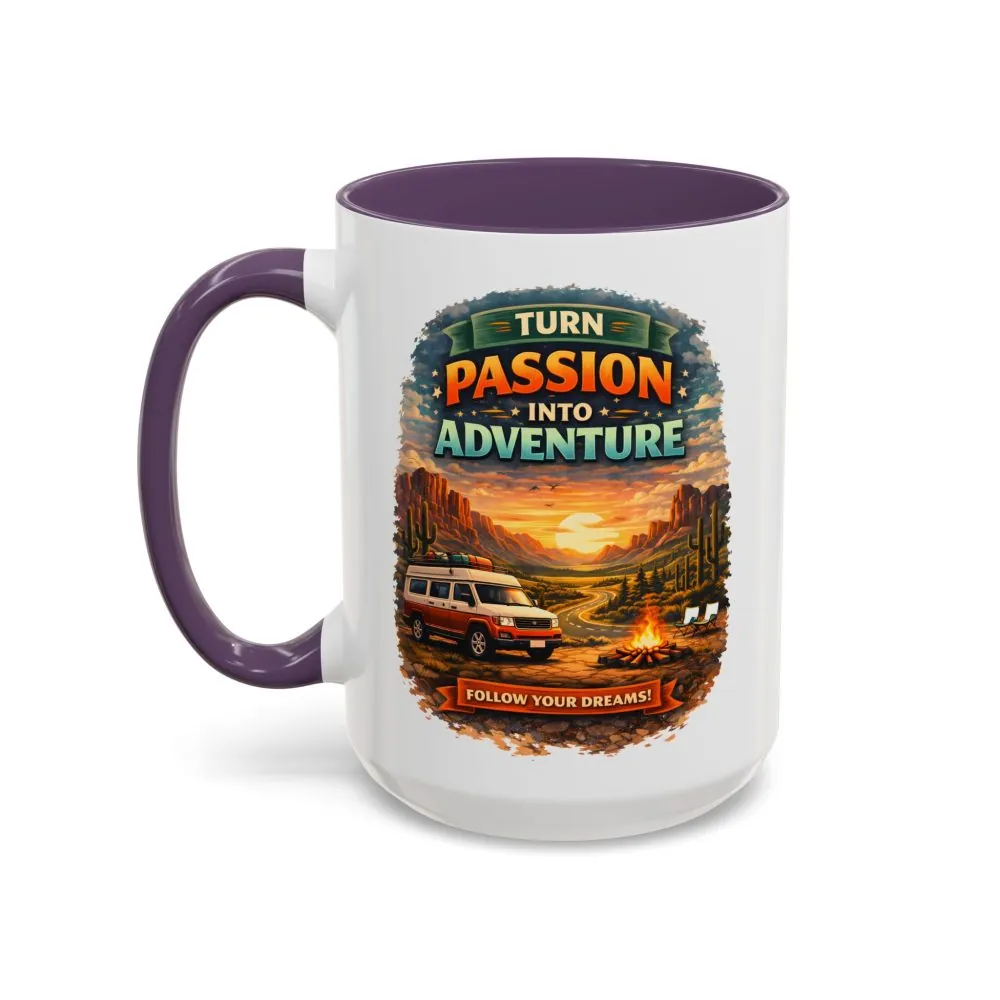 858672769185636413_2048.jpeg Accent Coffee Mug (11, 15oz) — "Turn Passion Into Adventure" Design Scenic-Line