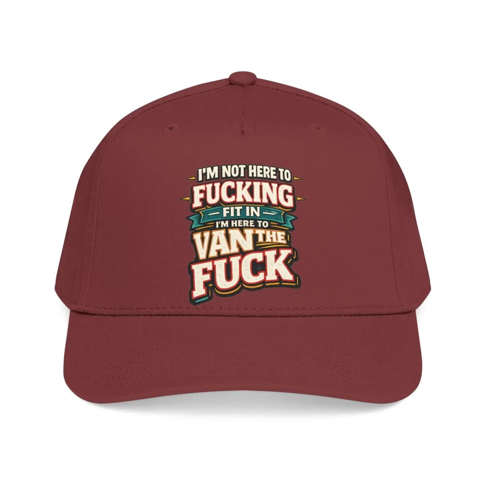 8592135154965817461_2048.jpeg Baseball Cap - "I´m Not Here To Fucking Fit In" Design F**K-Line