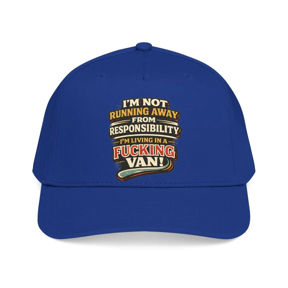 8656702500933761485_2048.jpeg Baseball Cap - "I`m Not running Away" Design F**K-Line
