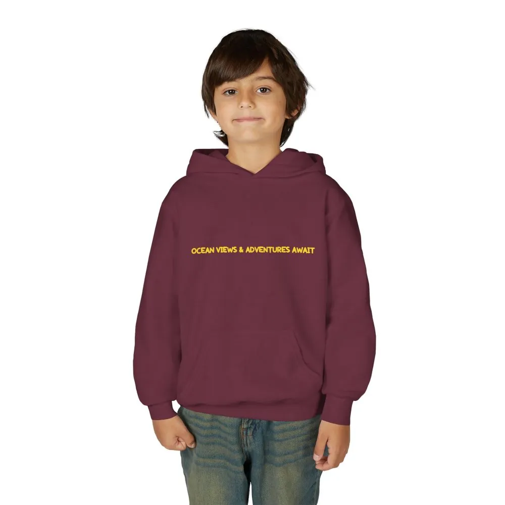 8674615282289942815_2048.jpeg Youth Hoodie(Gildan) – "Ocean Views-Adventures Awaits" (Design Sitcom-Line)
