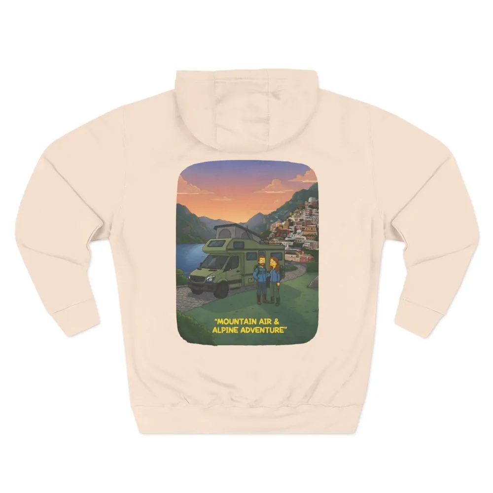868453908784967577_2048.jpeg Three-Panel Fleece Hoodie - "Mountain Air And Alpine Adventure"" Design Sitcom-Line