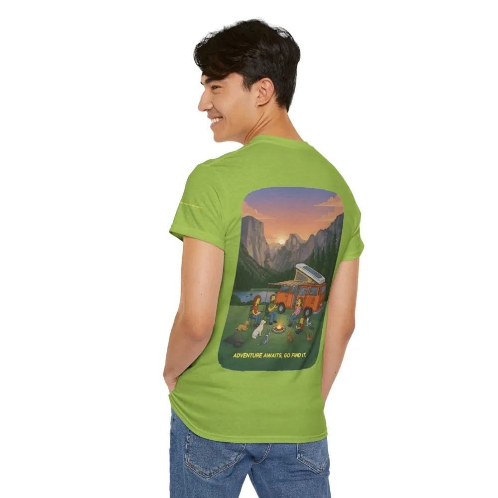 8780092903730631901_2048.jpeg Unisex Heavy Cotton Tee — "Adventure Awaits-Go Find It" Design Sitcom-Line