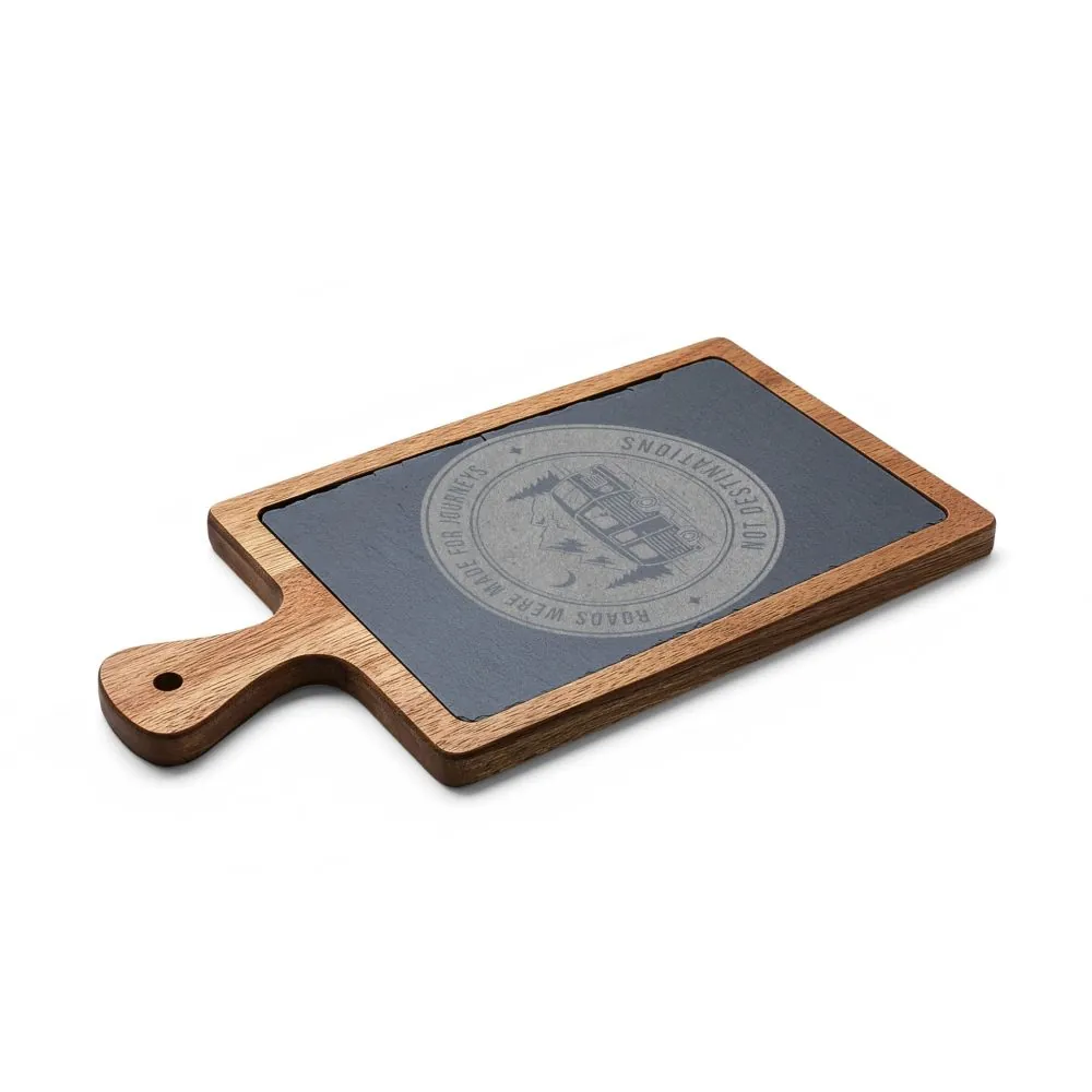 Engraved Charcuterie Board - "ROAD WHERE MADE FOR JOURNEYS-NOT DESTINATIONS" (4 Variants Available)