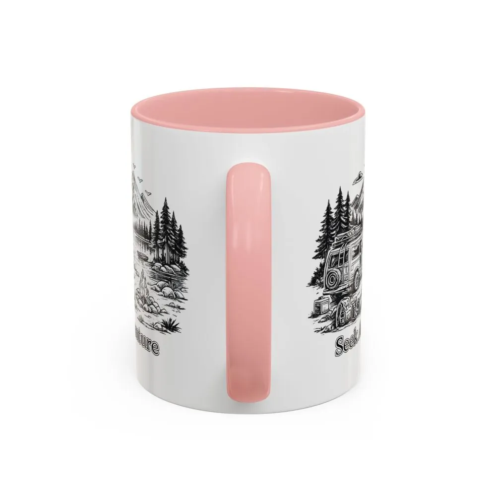 8789267592111100217_2048.jpeg Accent Coffee Mug (11, 15oz) — "Seek Adventure" Design Minimal-Line