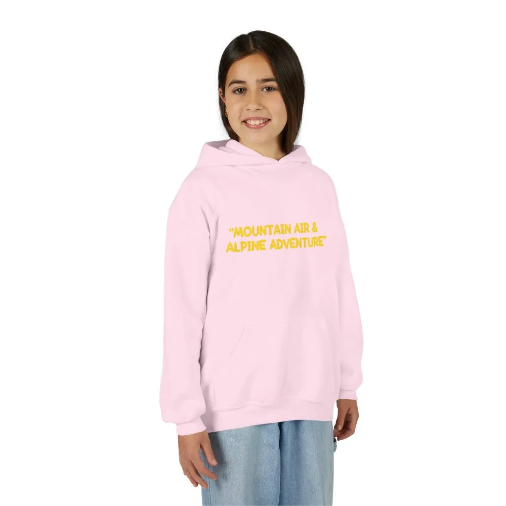 8805183489195837426_2048.jpeg Youth Hoodie(Gildan) – "Mountain Air-Alpine Adventure" (Design Sitcom-Line)