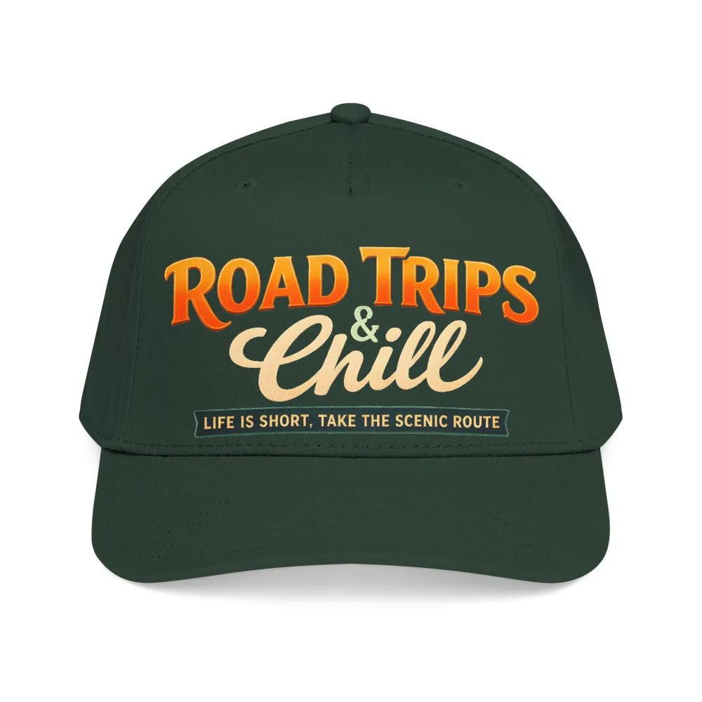 8811365800702876448_2048.jpeg Baseball Cap - "Road Trips And Chill" Design Scenic-Line