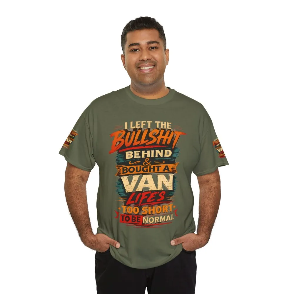 8849385938986045049_2048.jpeg Unisex Heavy Cotton Tee — "I Left The Bullshit" Design F**K-Line