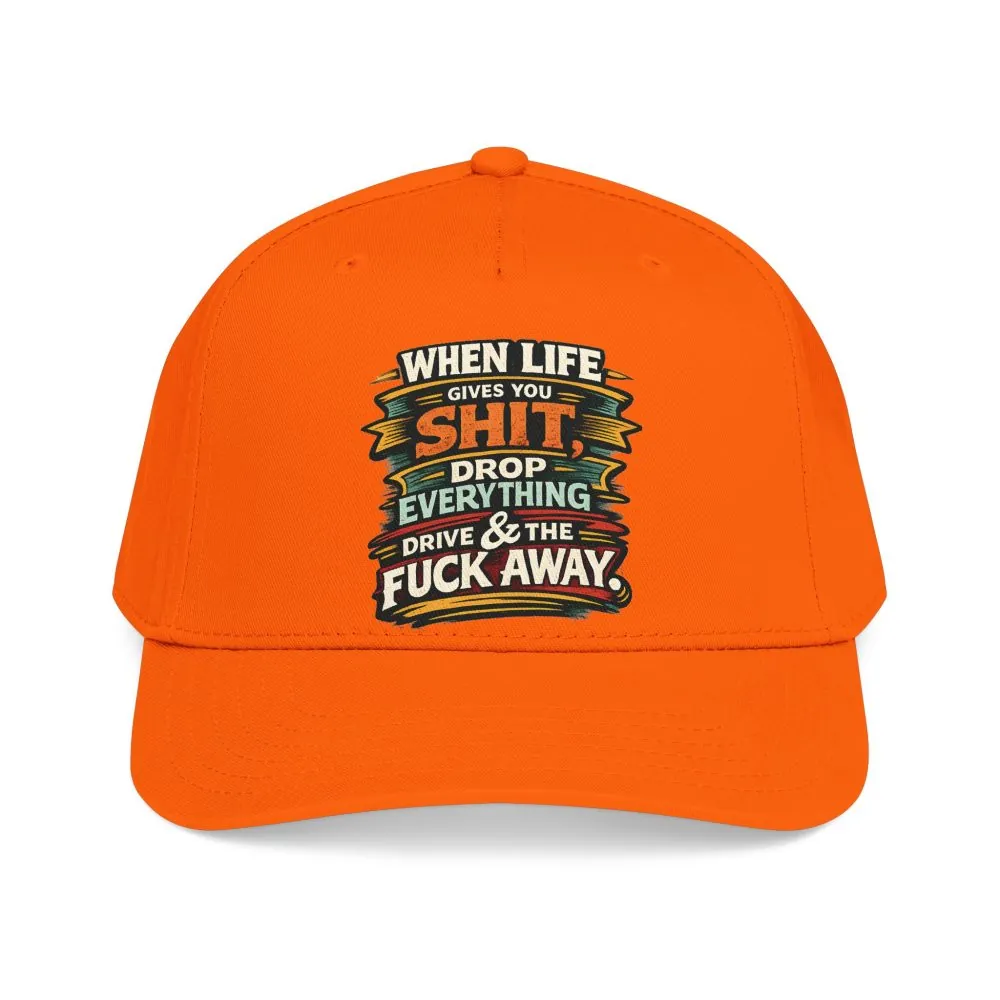 8865248759666480811_2048.jpeg Baseball Cap - "When Live Gives You Shit" Design F**K-Line