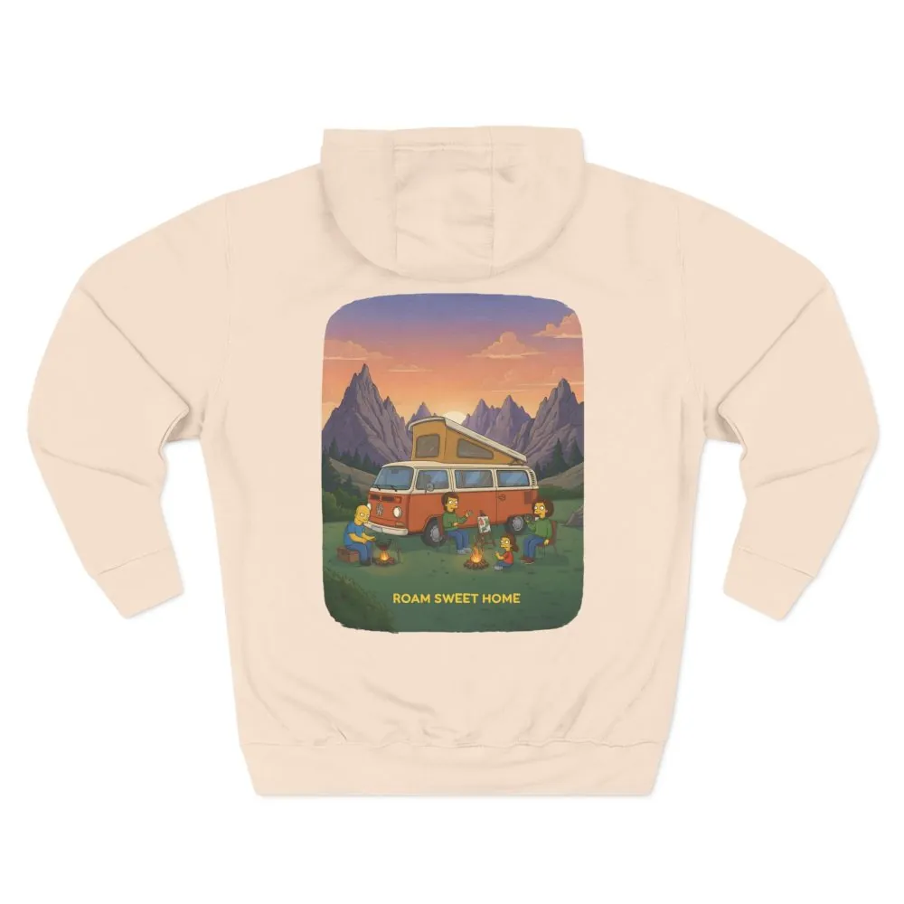 8900273467413043999_2048.jpeg Three-Panel Fleece Hoodie - "Roam Sweet Home" Design Sitcom-Line