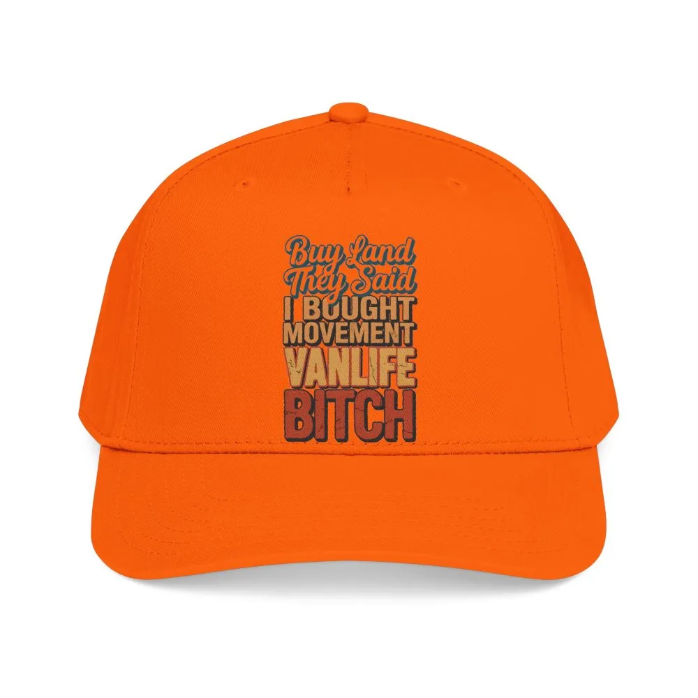 Baseball Cap - "Buy Land They Said" Design F**K-Line