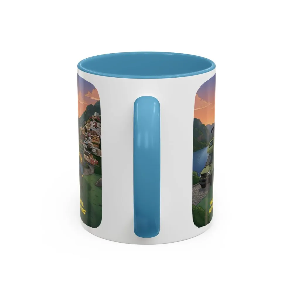 892865154402643714_2048.jpeg Accent Coffee Mug (11, 15oz) — "Mountain Air And Alpine Adventure"" Design Sitcom-Line