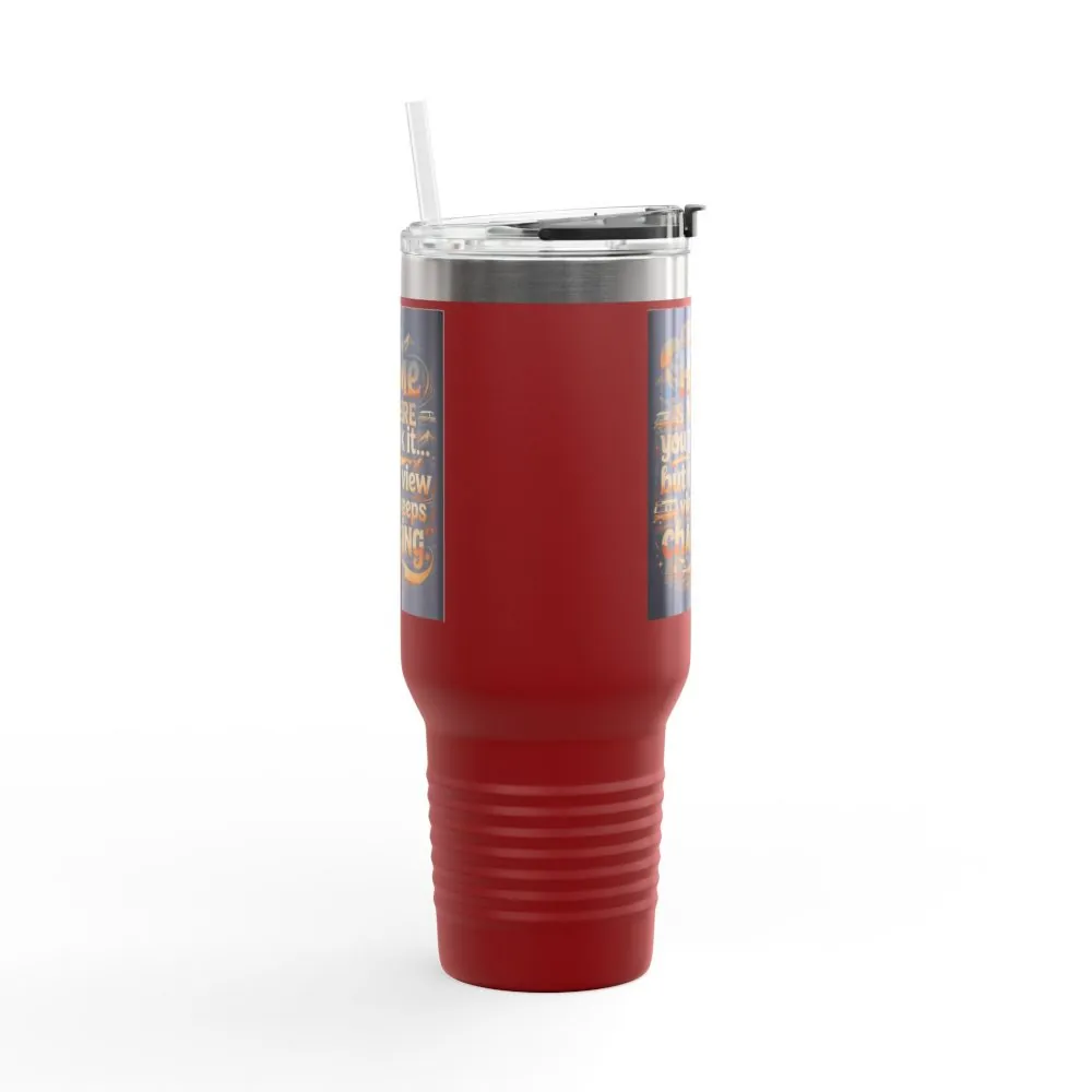 8938022538414865146_2048.jpeg Insulated Travel Mug — "Home Is Where You Park It -But The View keep Changing" RV Camper Design