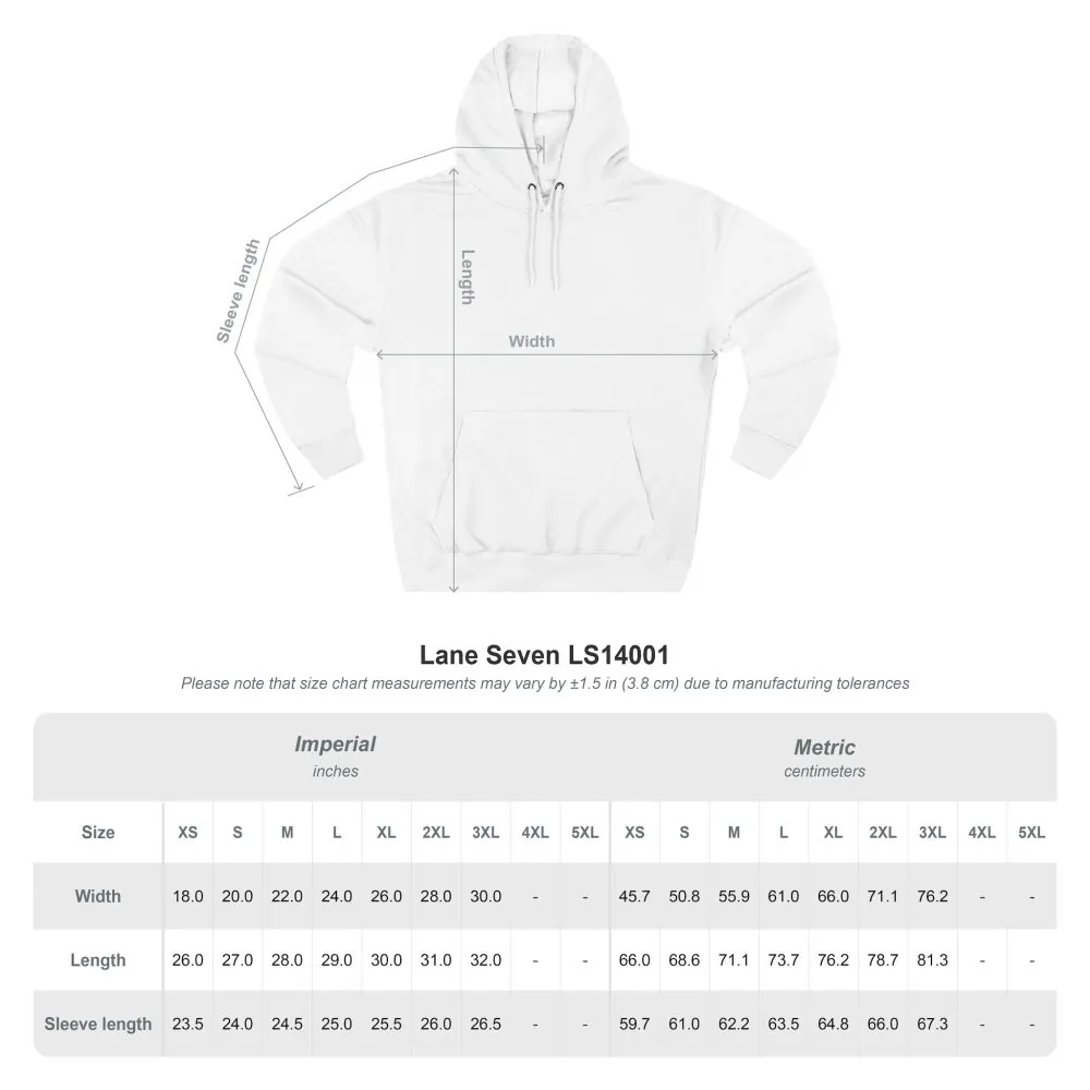 Three-Panel Fleece Hoodie - "Adventure Before Dementia" Design Scenic-Line