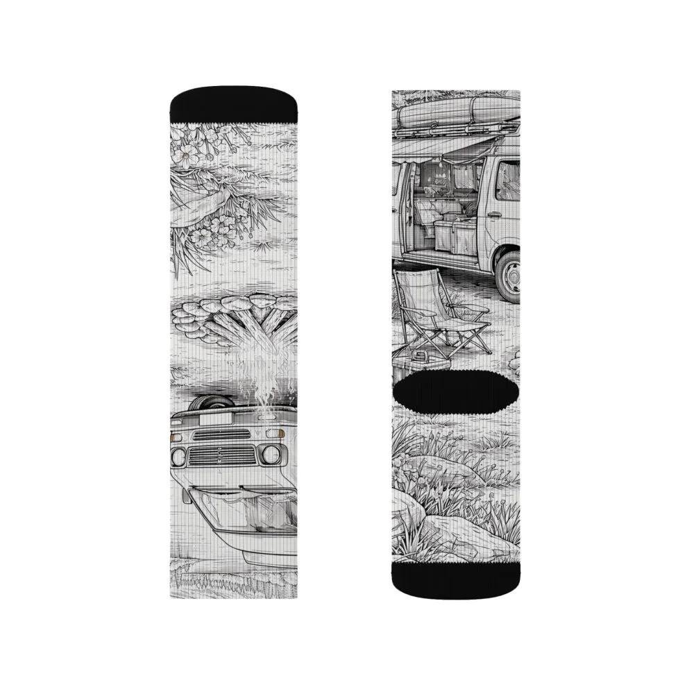 8967775101133540268_2048.jpeg Sublimation Socks — Retro Camper Roadtrip Crew Socks