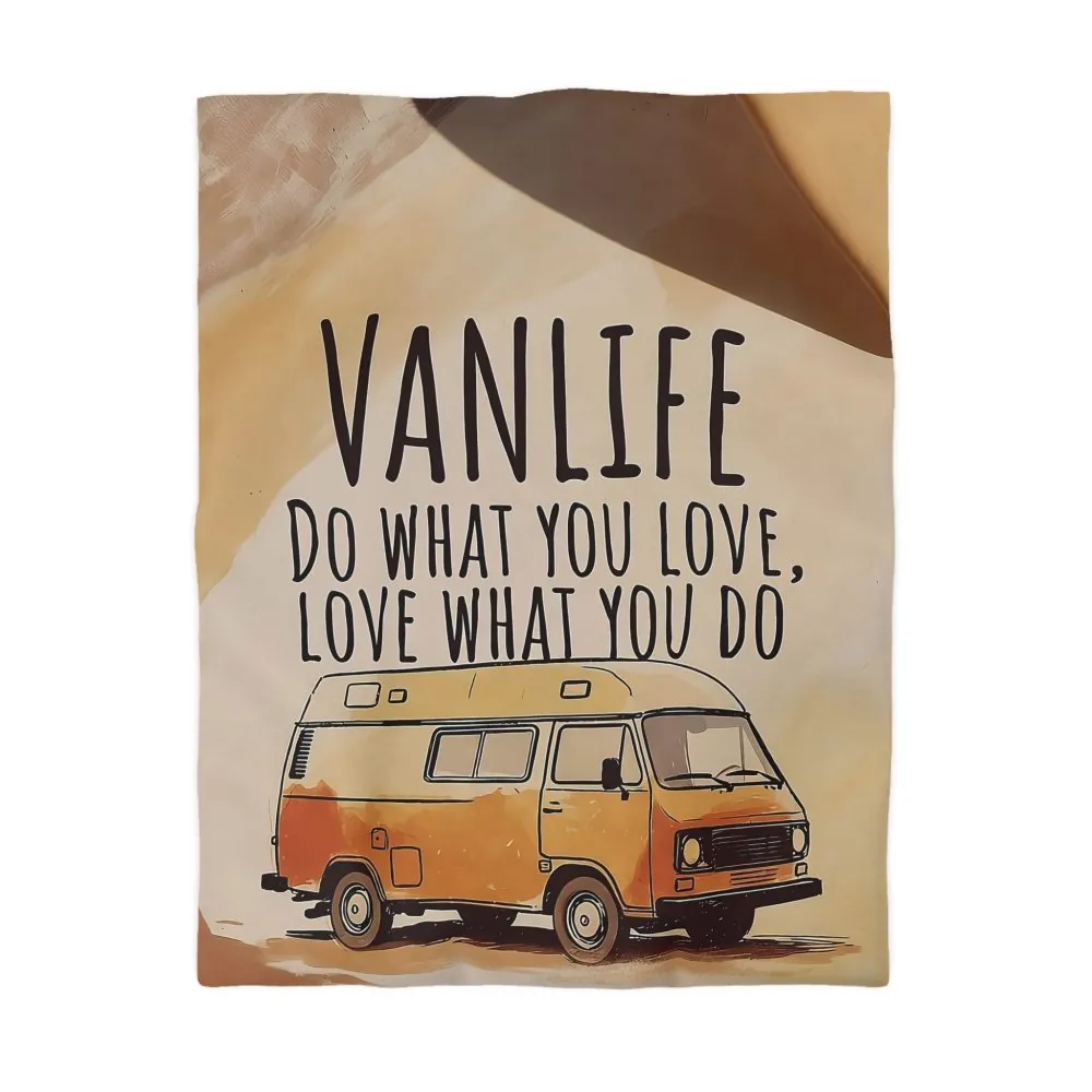 8980664221513936761_2048.jpeg Duvet Cover – "Do What You Love, Love What You Do" Camper Comforter