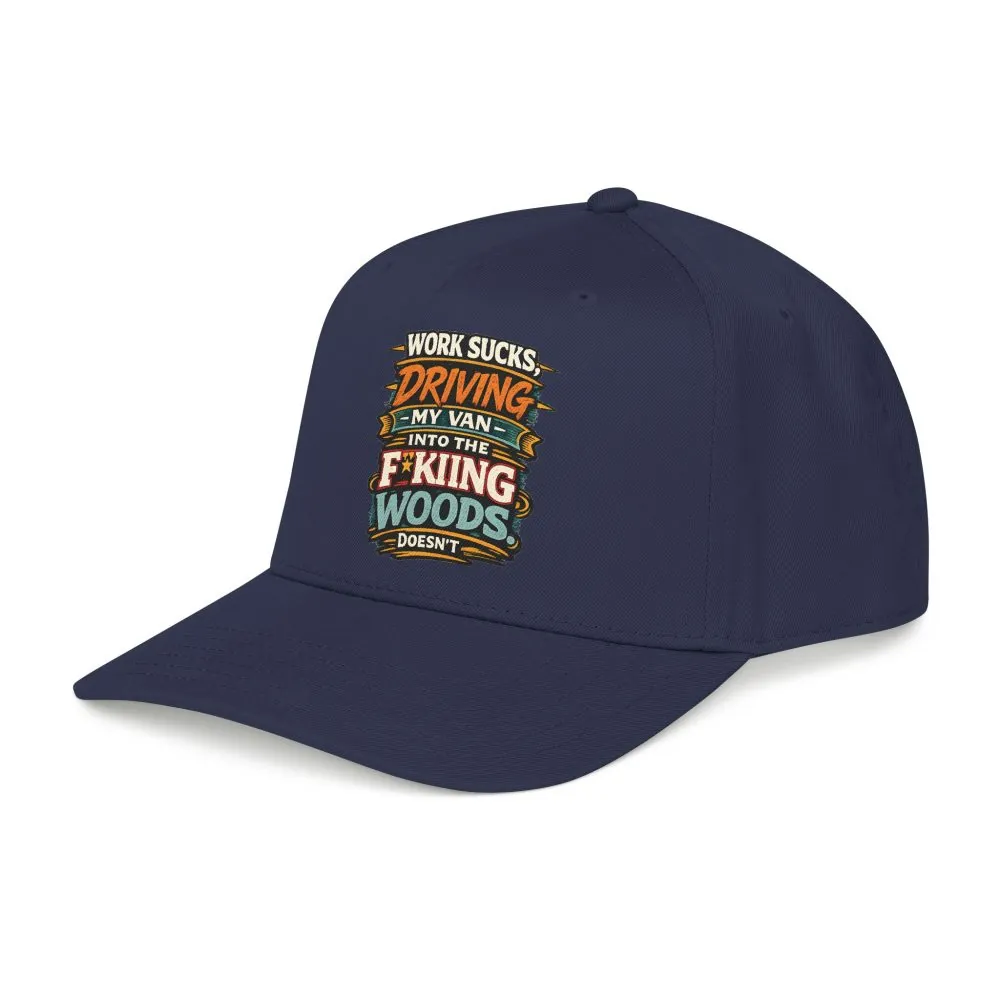 Baseball Cap - "Work Sucks" Design F**K-Line