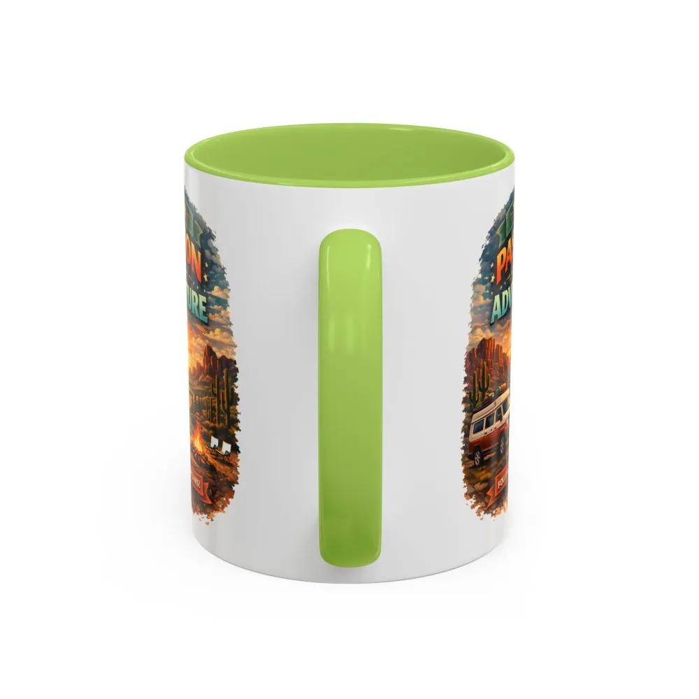 8996622315895794398_2048.jpeg Accent Coffee Mug (11, 15oz) — "Turn Passion Into Adventure" Design Scenic-Line
