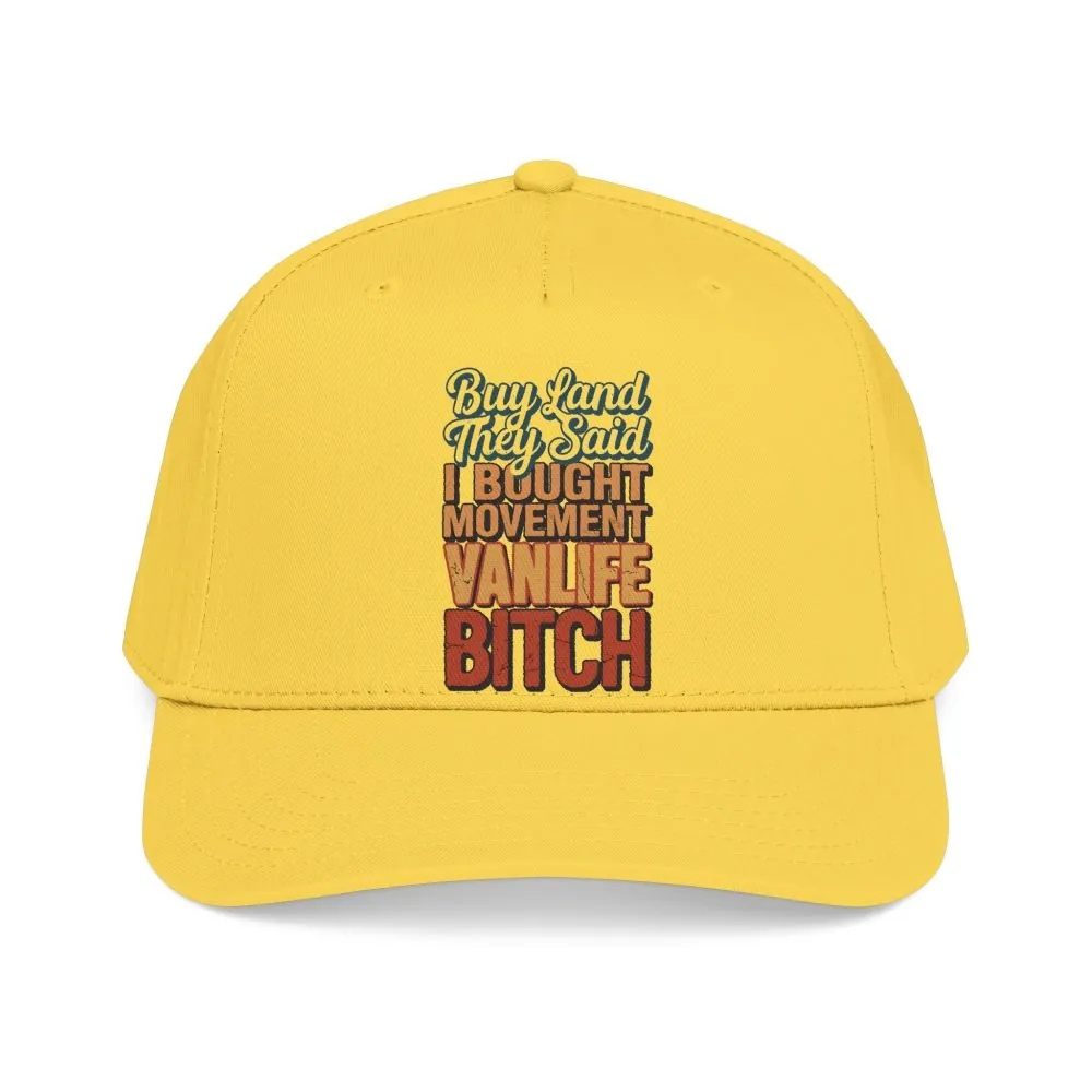 Baseball Cap - "Buy Land They Said" Design F**K-Line