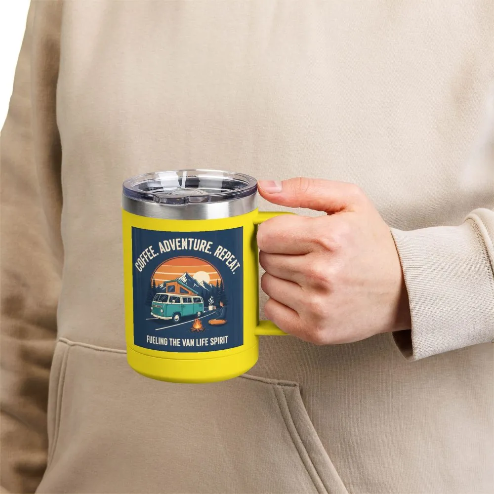 9000332507906902764_2048.jpeg Coffee Mug Tumbler, 15oz — “Coffee. Adventure. Repeat.”