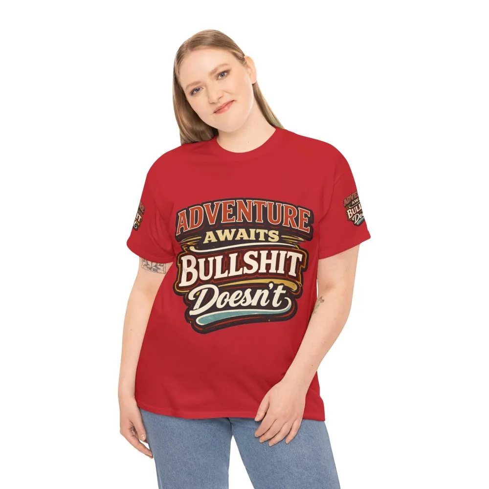 9014123810262226069_2048.jpeg Unisex Heavy Cotton Tee — "Adventure Awaits" Design F**K-Line