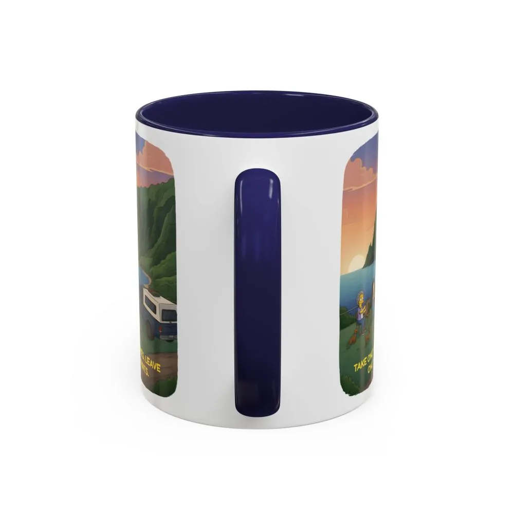 9016799314142098472_2048.jpeg Accent Coffee Mug (11, 15oz) — "Take Only Memories-Leave Only Footprints" Design Sitcom-Line