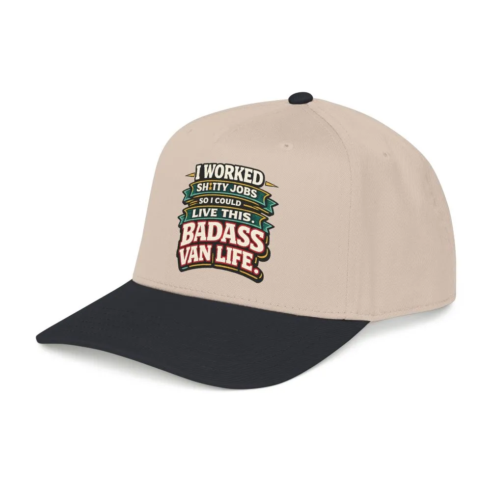 9027707935472587271_2048.jpeg Baseball Cap - "I Worked Shitty Jobs" Design F**K-Line